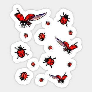 Ladybugs Sticker